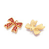 304 Stainless Steel Rhinestone Pendants STAS-T064-82G-02-2