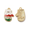 Christmas Alloy Enamel Pendants ENAM-M053-10G-1