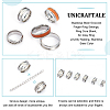 Unicraftale 30Pcs 6 Size 304 Stainless Steel Grooved Finger Ring Settings RJEW-UN0002-82P-5
