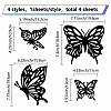 4Pcs 4 Styles PET Waterproof Self-adhesive Car Stickers DIY-WH0308-225A-096-2