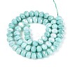 Anti-Tarnish Electroplate Glass Beads Strands GLAA-T025-8mm-19G-2