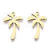 201 Stainless Steel Pendants STAS-T052-48G-2