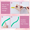 3 Rolls 3 Colors Crepe Paper Masking Tape AJEW-GF0008-71C-6