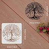 Large Plastic Reusable Drawing Painting Stencils Templates DIY-WH0172-601-2