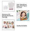 Fashewelry 90 Sheets 9 Styles Earring Display Cards CDIS-FW0001-06-3