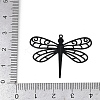 Spray Painted 430 Stainless Steel Etched Metal Embellishments Pendants STAS-A192-02EB-3