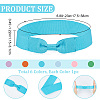 6Pcs 6 Colors Bowknot Polyester Hat Belt FIND-CP0001-75-2