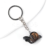 Tiger Eye with Metal Keychain PW-WG3ED35-02-1