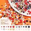 3025Pcs 24 Style ABS Plastic Imitation Pearl Cabochons and Imitation Taiwan Acrylic Rhinestone Cabochons SACR-PH0002-16-2