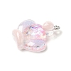 Transparent Resin Pendants LS-RESI-H036-01F-2