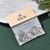 SHEGRACE Brass Hoop Earrings Findings XGR0152P-90P-6