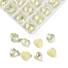 Pointed Back Glass Rhinestone Cabochons GGLA-S003-02F-1