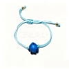 Handmade Porcelain Bead Braided Bead Bracelets WGDE3B3-03-3