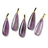 Natural Amethyst Pendants G-Q192-07G-03-1