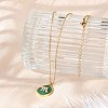 304 Stainless Steel Micro Pave Cubic Zirconia constellation Pendant Necklaces NJEW-R021-01G-06-3