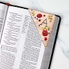 4Pcs Letter Personalized Hand Embroidered Corner Bookmarks JX587A-1