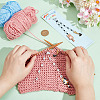 Acrylic Beaded Knitting Row Counter Chains HJEW-NB00177-3