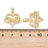 Mother's Day Brass Cubic Zirconia Pendants KK-L251-07G-03-3