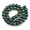 Electroplate Transparent Glass Beads Strands GLAA-T032-T4mm-AB22-2