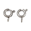 304 Stainless Steel Spring Ring Clasps LS-STAS-B095-05B-P-1