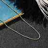 Rack Plating Brass Satellite Chain Necklaces for Women LS-NJEW-H049-01G-3