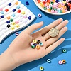 200Pcs 10 Colors Opaque Plastic Beads KY-YW0001-86-5
