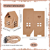 House Shaped Paper Folding Candy Tote Boxes with Hollow Window and Rope Handles CON-WH0092-17B-2