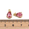 Brass Pave Cubic Zirconia Pendants KK-L240-05G-02-3
