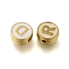 (Defective Closeout Sale: Enamel Yellowing)Alloy Enamel Beads ENAM-XCP0001-44-2