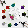 40Pcs 10 Colors Flower Non-Woven Accessories DIY-CY0001-73B-5