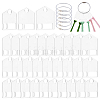   30Pcs 3 Style Acrylic Thread Winding Boards FIND-PH0018-61-1