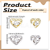 8Pcs 2 Colors Alloy Pendants FIND-LP0005-15-2