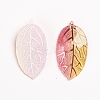 Rainbow Color Resin Pendants RESI-WH0008-31D-1