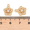 Brass Micro Pave Cubic Zirconia Pendants KK-L261-06G-3