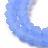 Imitation Jade Frosted Glass Bead Strands EGLA-A039-J4mm-MD04-3