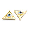 Rack Plating Alloy Enamel Pendants LS-PALLOY-T077-206-2