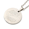 Non-Tarnish Constellation Pendant Necklaces LS-NJEW-S422-04P-12-2