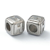 Tarnish Resistant 304 Stainless Steel European Beads STAS-H145-01H-P-1