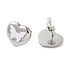 Non-Tarnish 304 Stainless Steel Stud Earrings EJEW-U001-05P-01-1