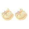 Brass Micro Pave Cubic Zirconia Pendants KK-A284-11A-G-1