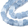 Dyed Natural White Jade Beads Strands G-S364-083A-03-4