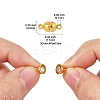 12 Sets 3 Colors Brass Magnetic Clasps KK-FS0001-55B-4