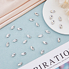120Pcs Horse Eye Sew on Rhinestone RGLA-DC0001-07B-4