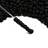 Frosted Opaque 8/0 Glass Seed Beads X-SEED-R029-3mm-A07-4
