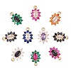 10Pcs Eco-Friendly Brass Micro Pave Cubic Zirconia Charms ZIRC-SZ0003-70-1
