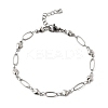 304 Stainless Steel Link Bracelets BJEW-A044-03C-P-4