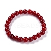 Dyed Natural Jade Beads Stretch Bracelets BJEW-G633-B-13-1
