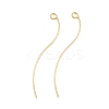 Brass Earring Findings KK-A274-17C-G-1