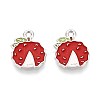 Fruit Alloy Enamel Charms PALLOY-S058-01P-16-2