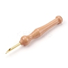 Natural Beech Wood Handle Embroidery Pens TOOL-WH0121-14-1